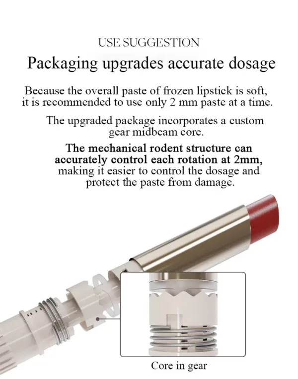 Joocyee Glazed Rouge Upgrade Crystal Frozen Film Version Moisturize Glass Lipstick Lip Makeup Smoky Longlasting Lipstick
