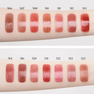 Joocyee Glazed Rouge Upgrade Crystal Frozen Film Version Moisturize Glass Lipstick Lip Makeup Smoky Longlasting Lipstick