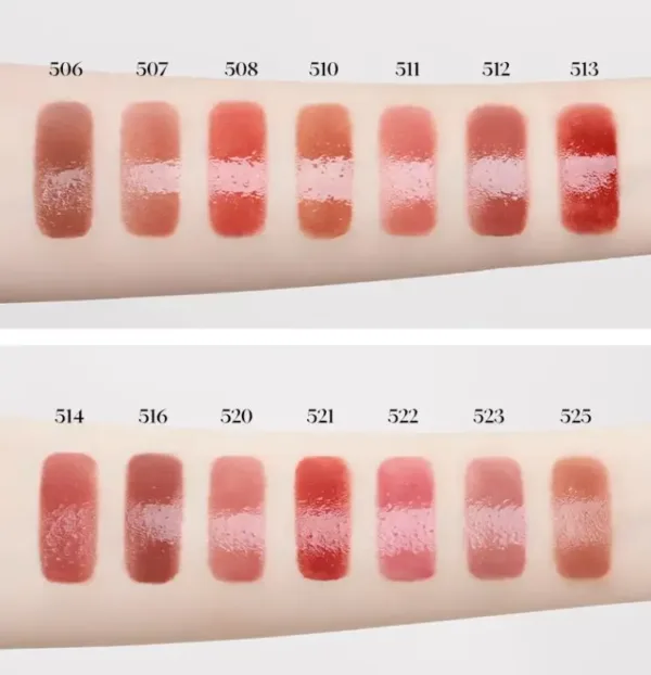 Joocyee Glazed Rouge Upgrade Crystal Frozen Film Version Moisturize Glass Lipstick Lip Makeup Smoky Longlasting Lipstick